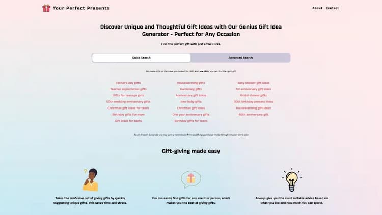 Your perfect presents