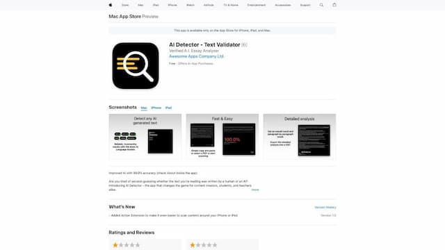 AI Detector - Text Validator