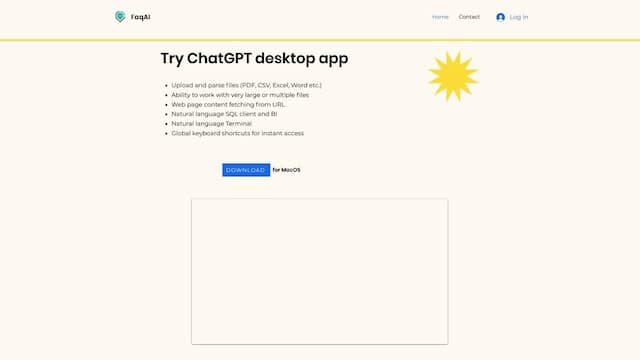 ChatGPT Desktop App - FaqAI