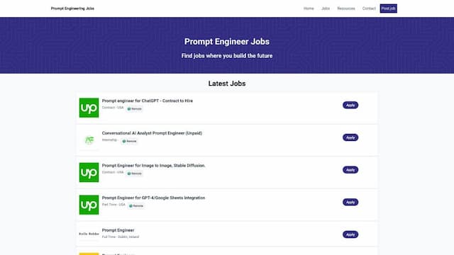 Prompt Engineering Jobs
