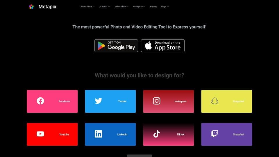 Photo Editing and Video Editing App