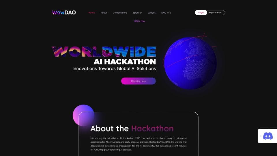 Worldwide AI Hackathon