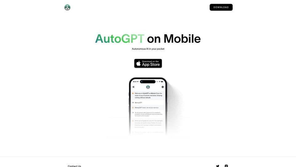 AutoGPT on Mobile