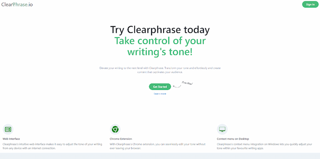 Clearphrase