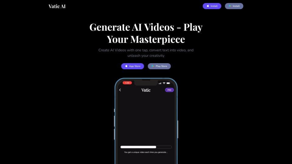 Vatic - AI Video Generator