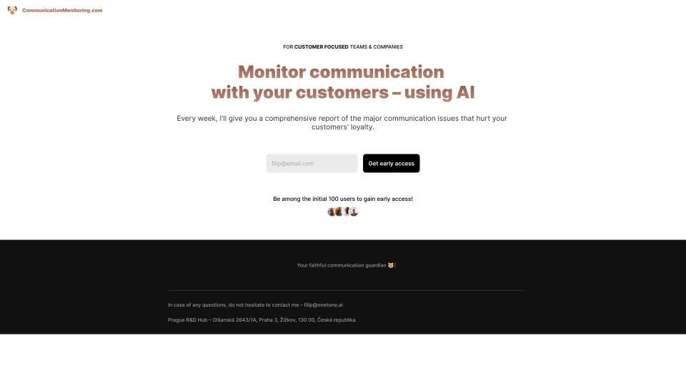 Communication Monitoring (with AI)