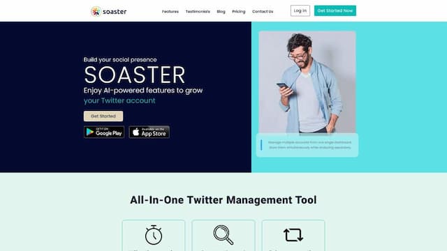 Soaster - Growth Your Twitter Account