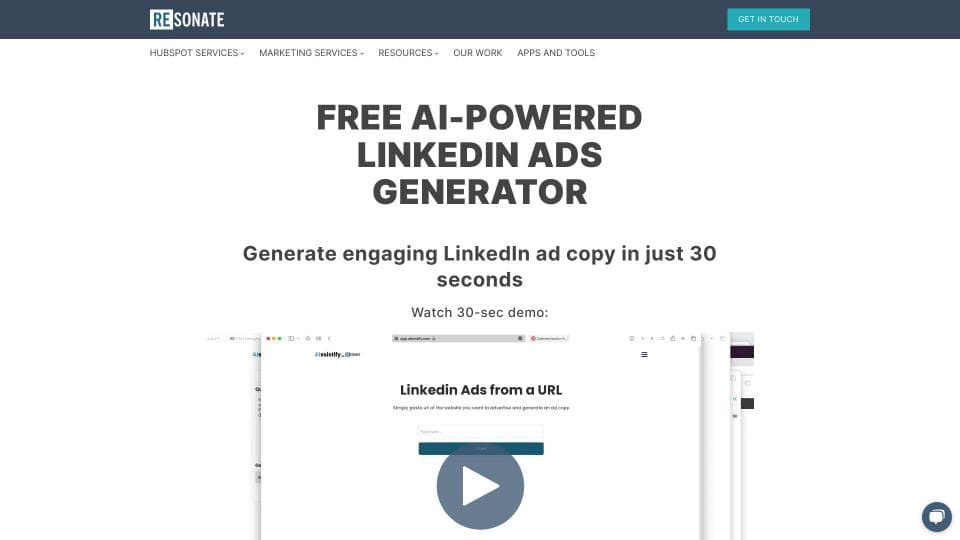 Free AI-Powered LinkedIn Ad Generator