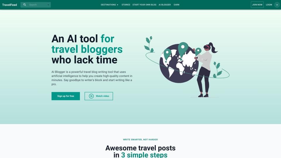 TravelFeed AI Blogger