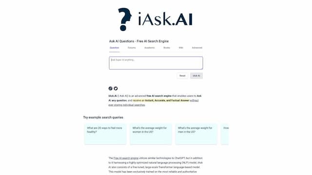 iAsk Ai Generative Ai Search Engine