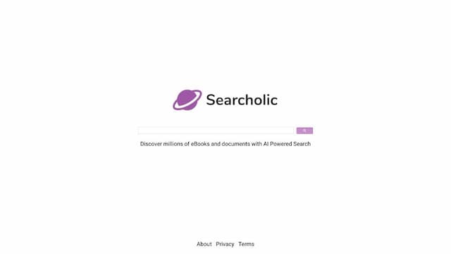 Searcholic - AI Powered Search Engine