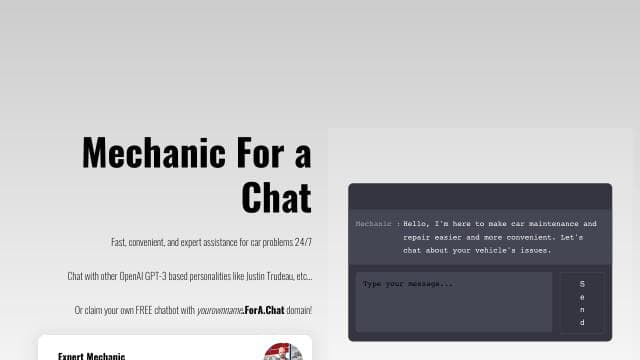 Mechanic For A Chat