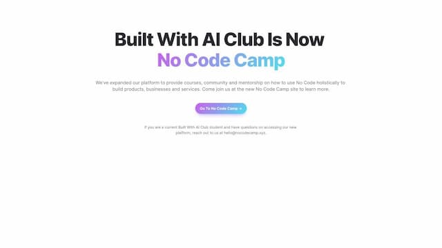 Built With AI Club