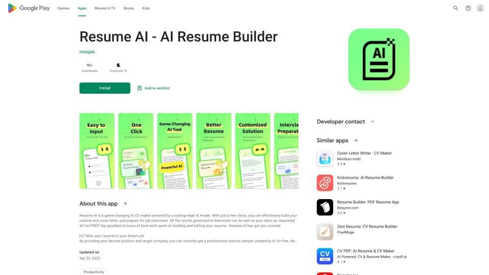 ResumeAI for Android