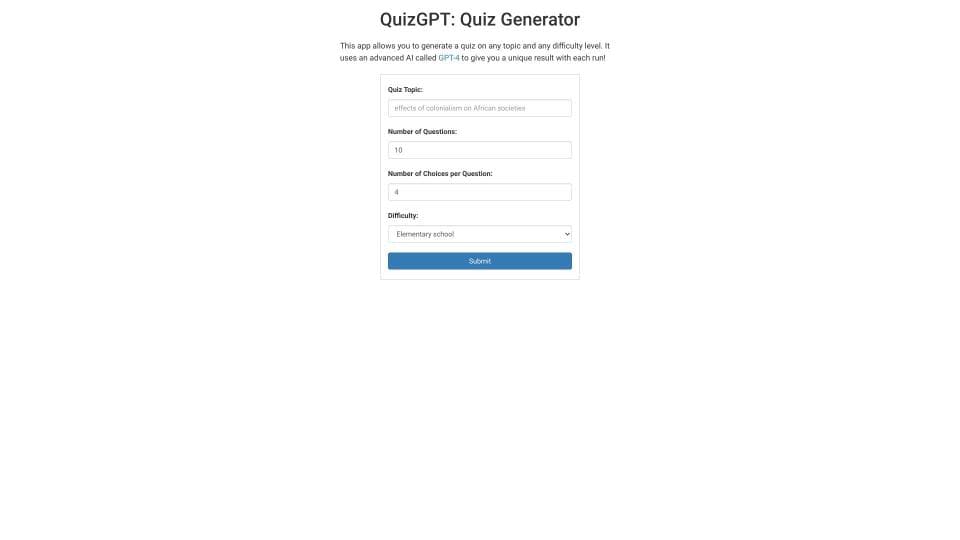 QuizGPT