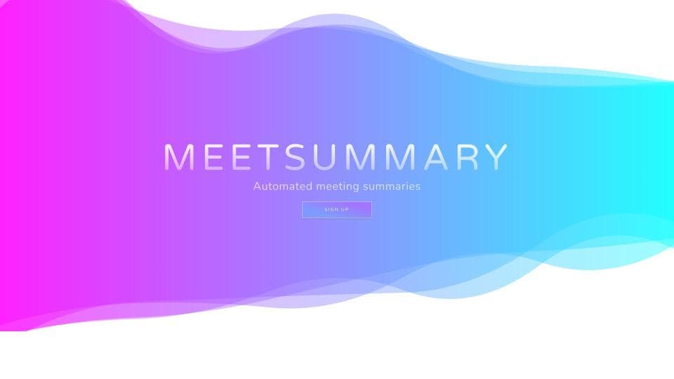 Meetsummary