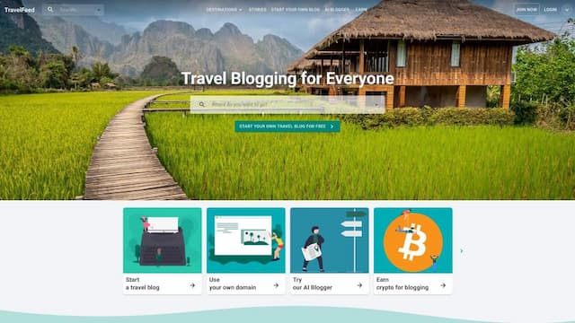 AI Supported Travel Blog Platform