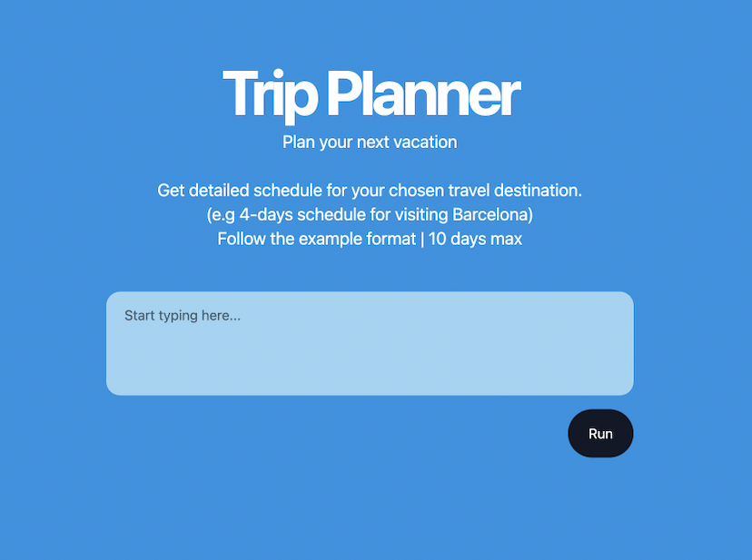 AI Trip Planner