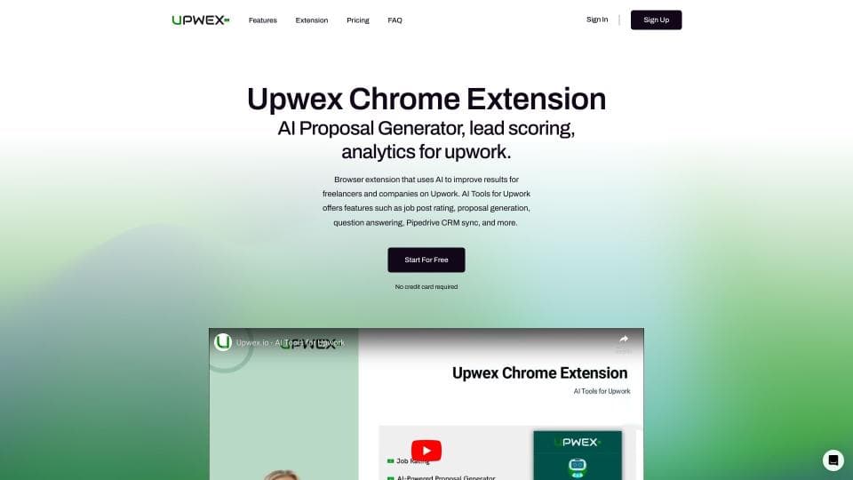 Upwex - AI Tools for Upwork