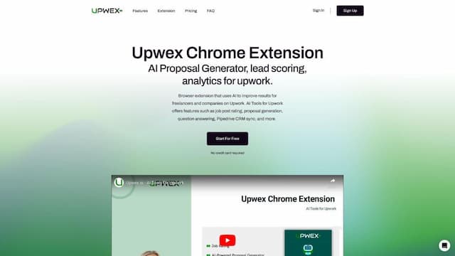 Upwex - AI Tools for Upwork