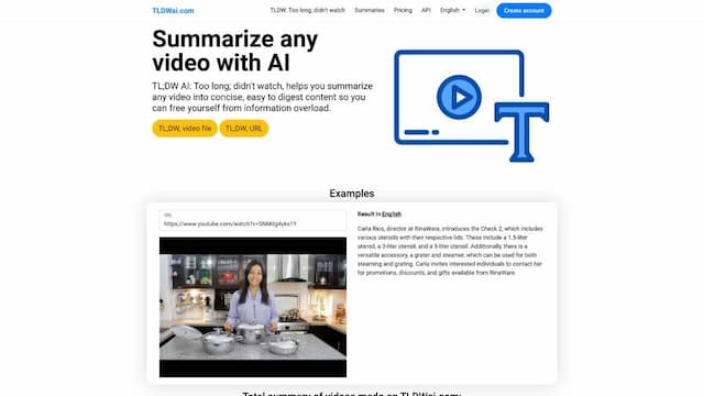 Too long; didn't watch AI