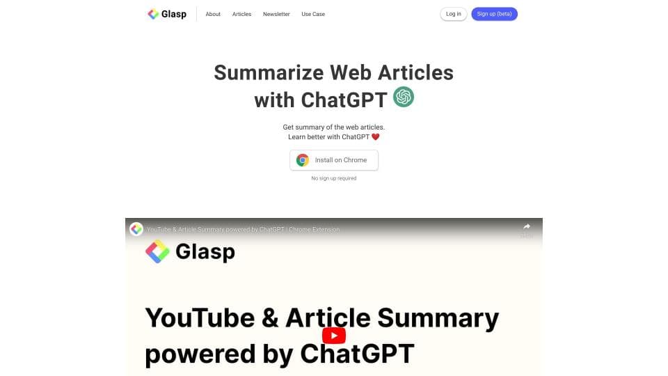 Article Summary powered by ChatGPT