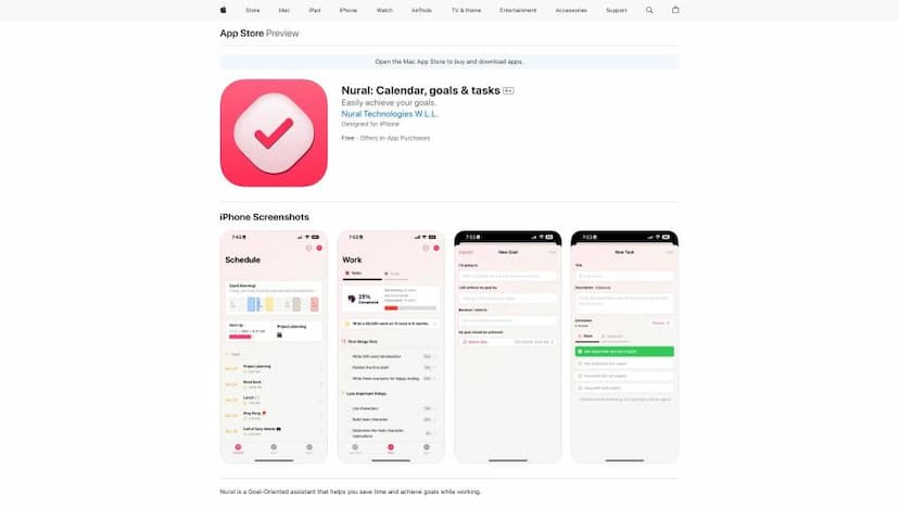 Nural: Calendar, Goals & Tasks