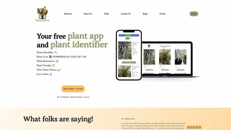 PlantsGalore AI Plant Assistant