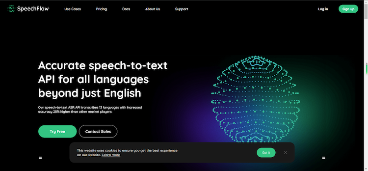 SpeechFlow - Advanced Speech-to-Text API