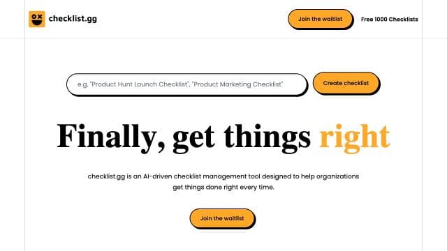 Checklist.gg