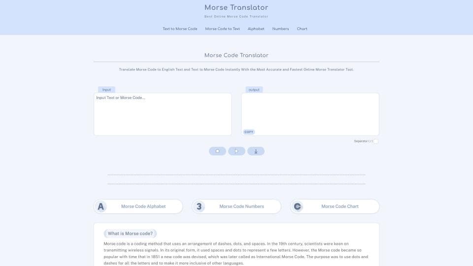 Morse Translator