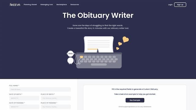 The Obituary Writer