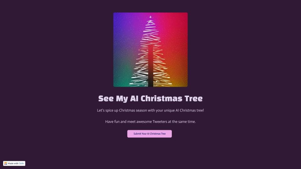 See My AI Christmas Tree