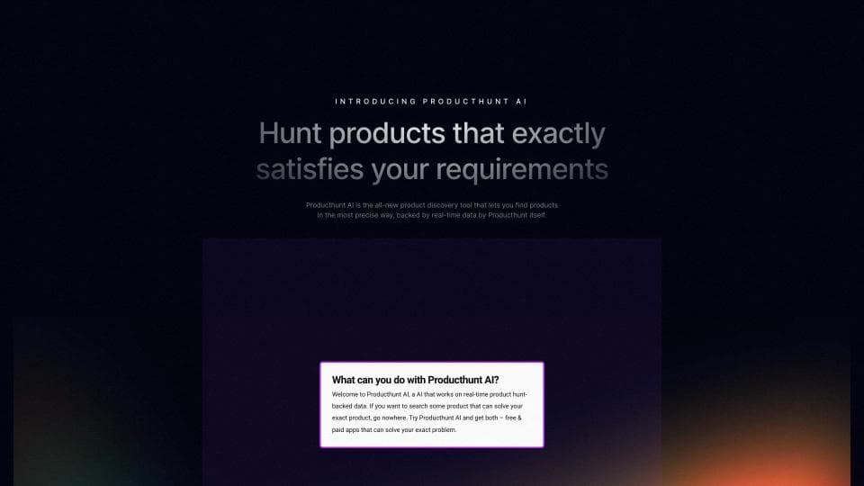 Producthunt AI