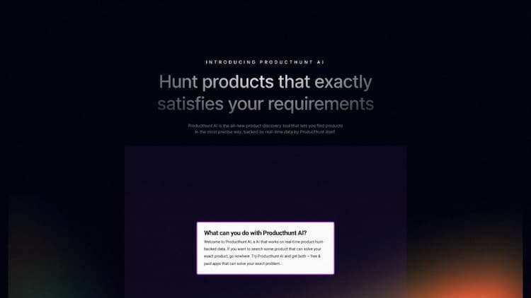 Producthunt AI