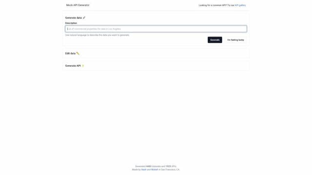 AI-Powered Mock API Generator
