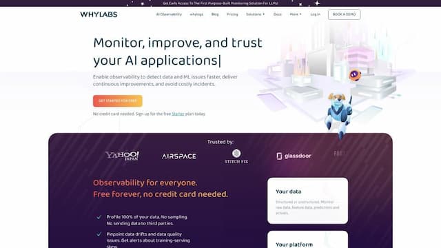 WhyLabs AI Observatory
