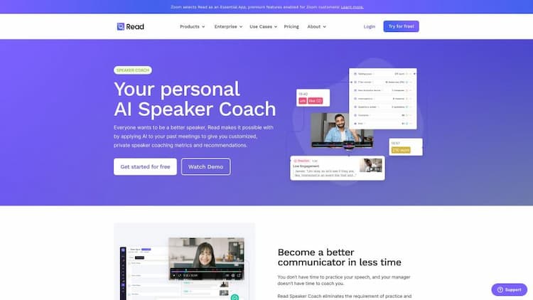 Read Speaker Coach