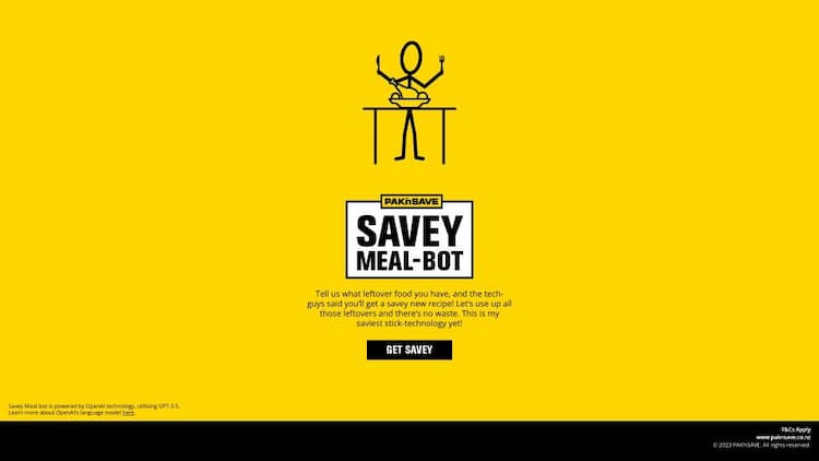 Savey Meal-Bot