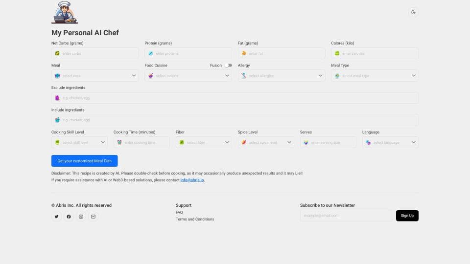 My AI Chef