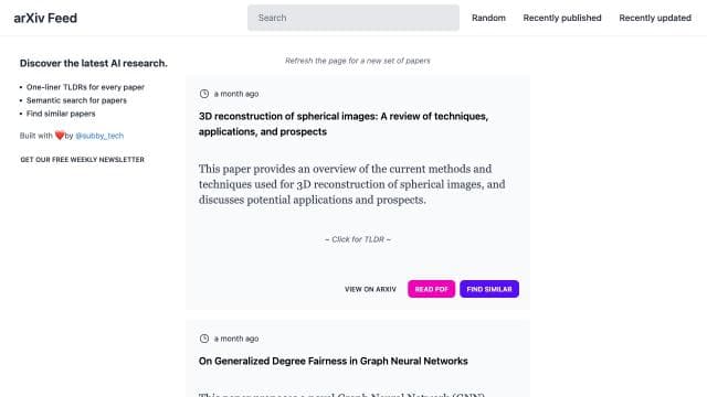 Arxiv Feed