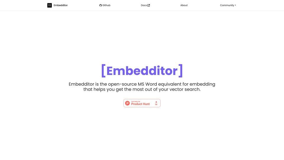 Embedditor