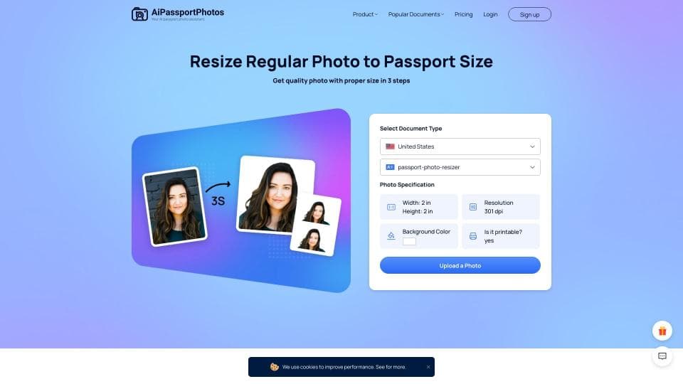 Passport Photo Resizer