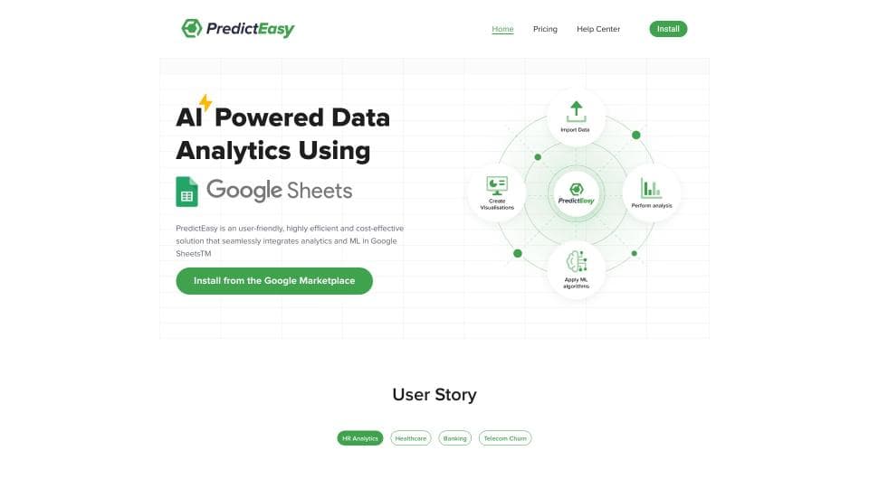 PredictEasy: NoCode ML for Google Sheets