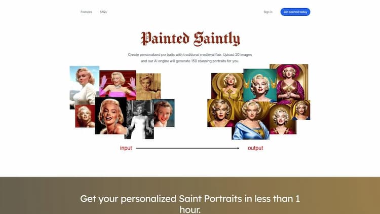 Painted Saintly