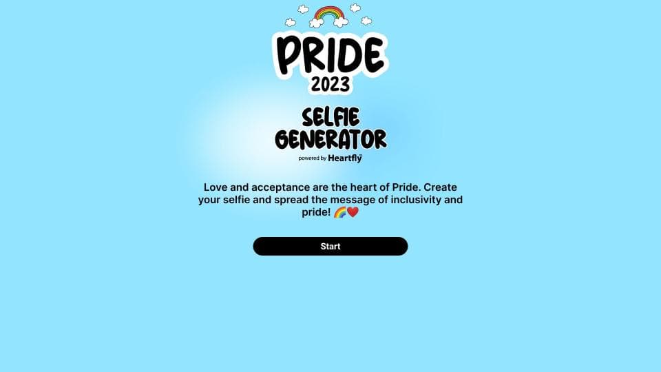 Pride Selfie Generator