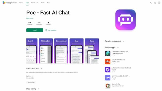 Poe - Fast AI Chat For Android