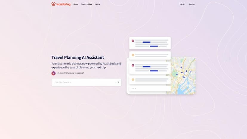 Wanderlog AI Travel Assistant