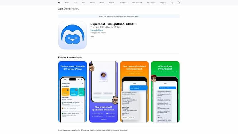 Superchat - ChatGPT for iPhone