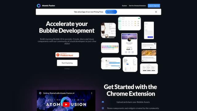 Atomic Fusion: AI Copy for Bubble Pages